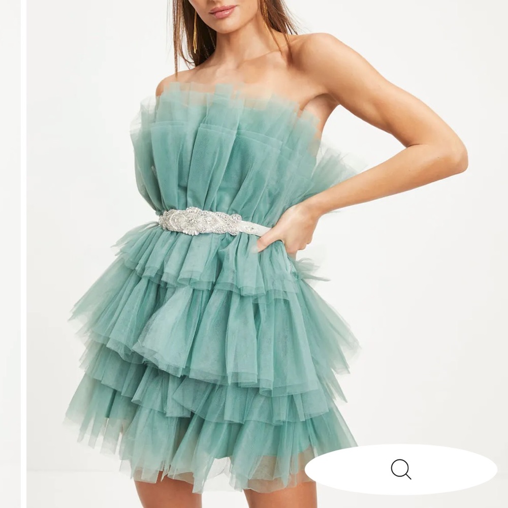 Tulle mini dress